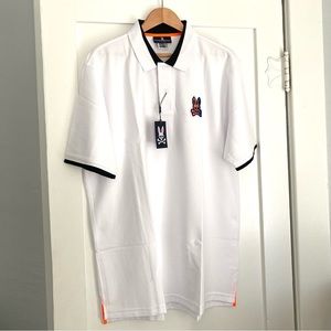 Psycho Bunny Men’s Dylan Gradient Bunny Polo